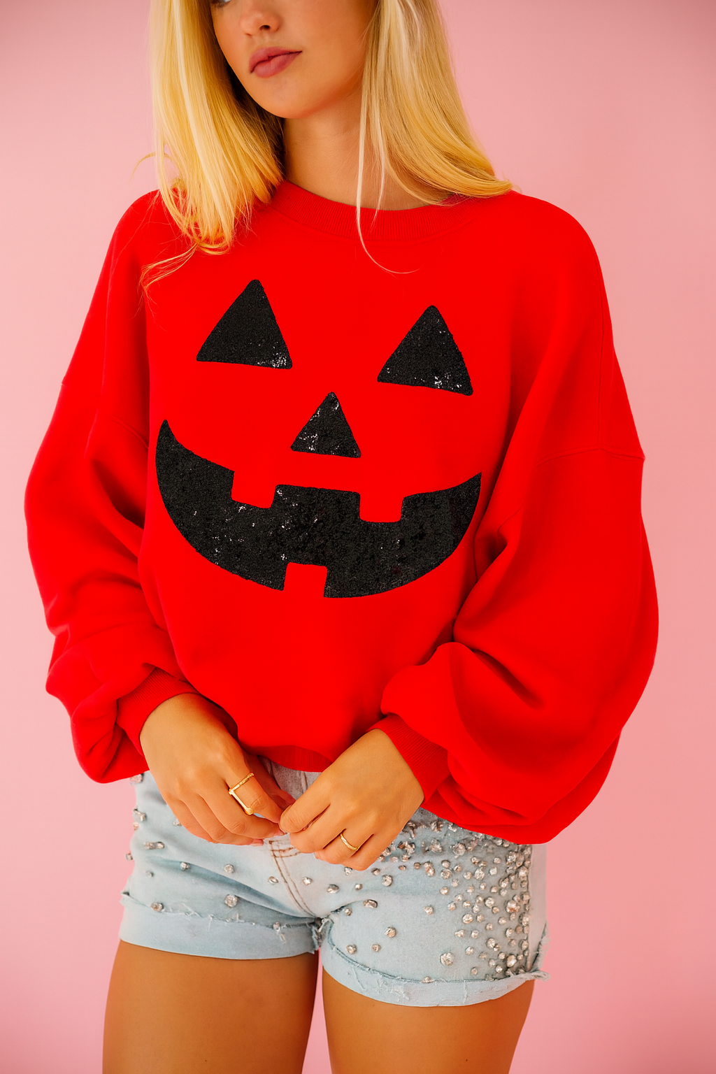 HALLOWEEN PULLOVERS Judith March RED SMALL