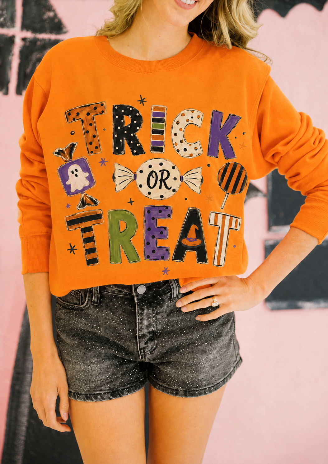 TRICK OR TREAT PULLOVER PULLOVER Judith March
