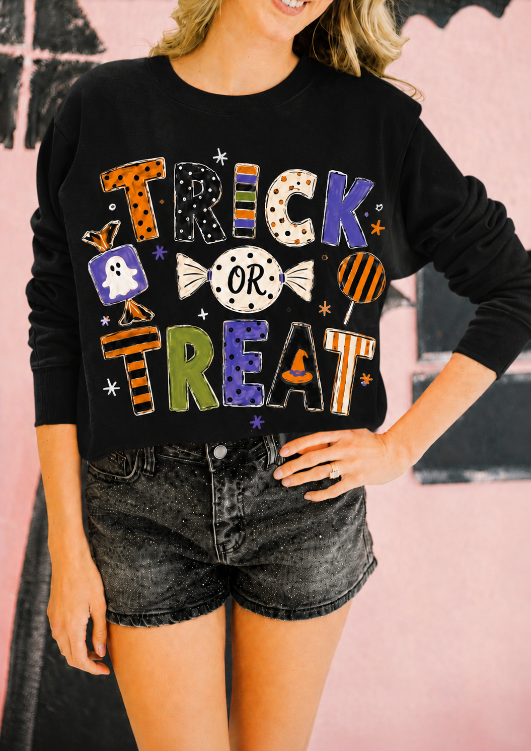 TRICK OR TREAT PULLOVER PULLOVER Judith March
