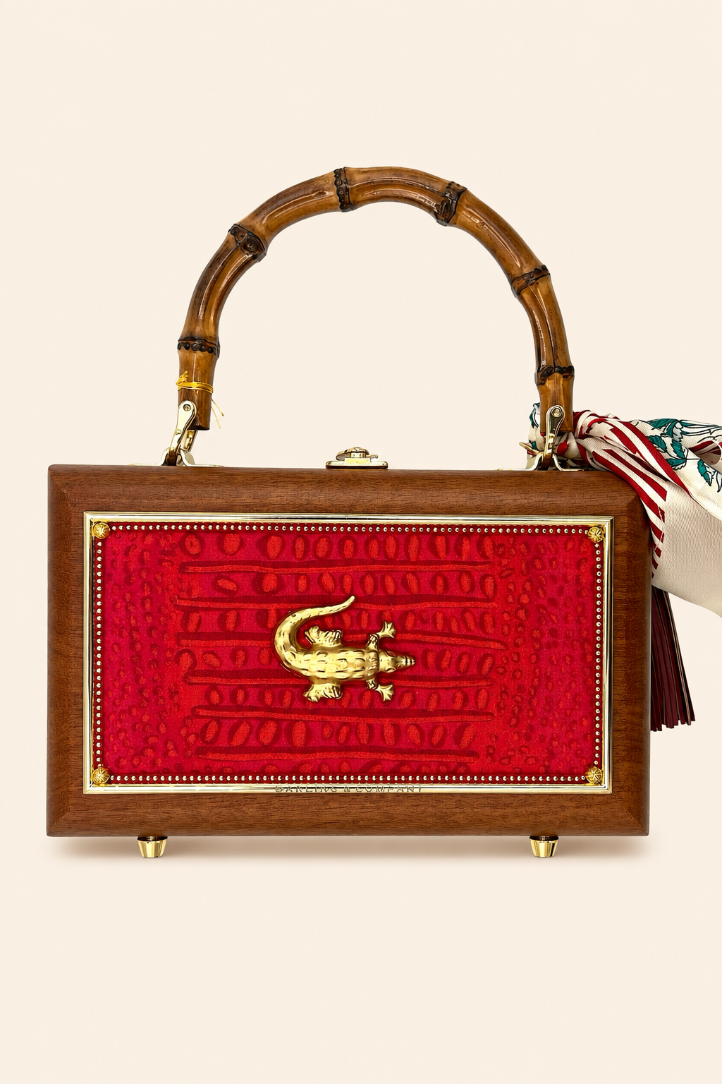WHAT A CROC PURSE - BY DARLING AND COMPANY PURSE Judith March Red