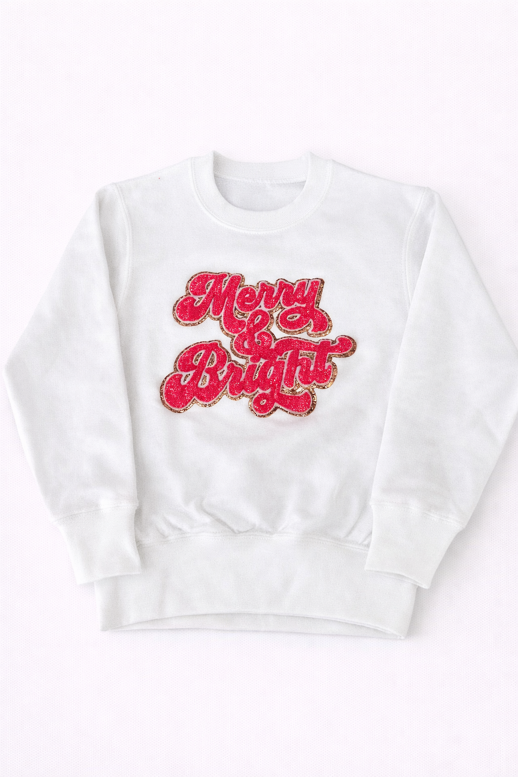 *MINI KIDS MERRY & BRIGHT WHITE PULLOVER - SMALL (6-8) PULLOVER Judith March