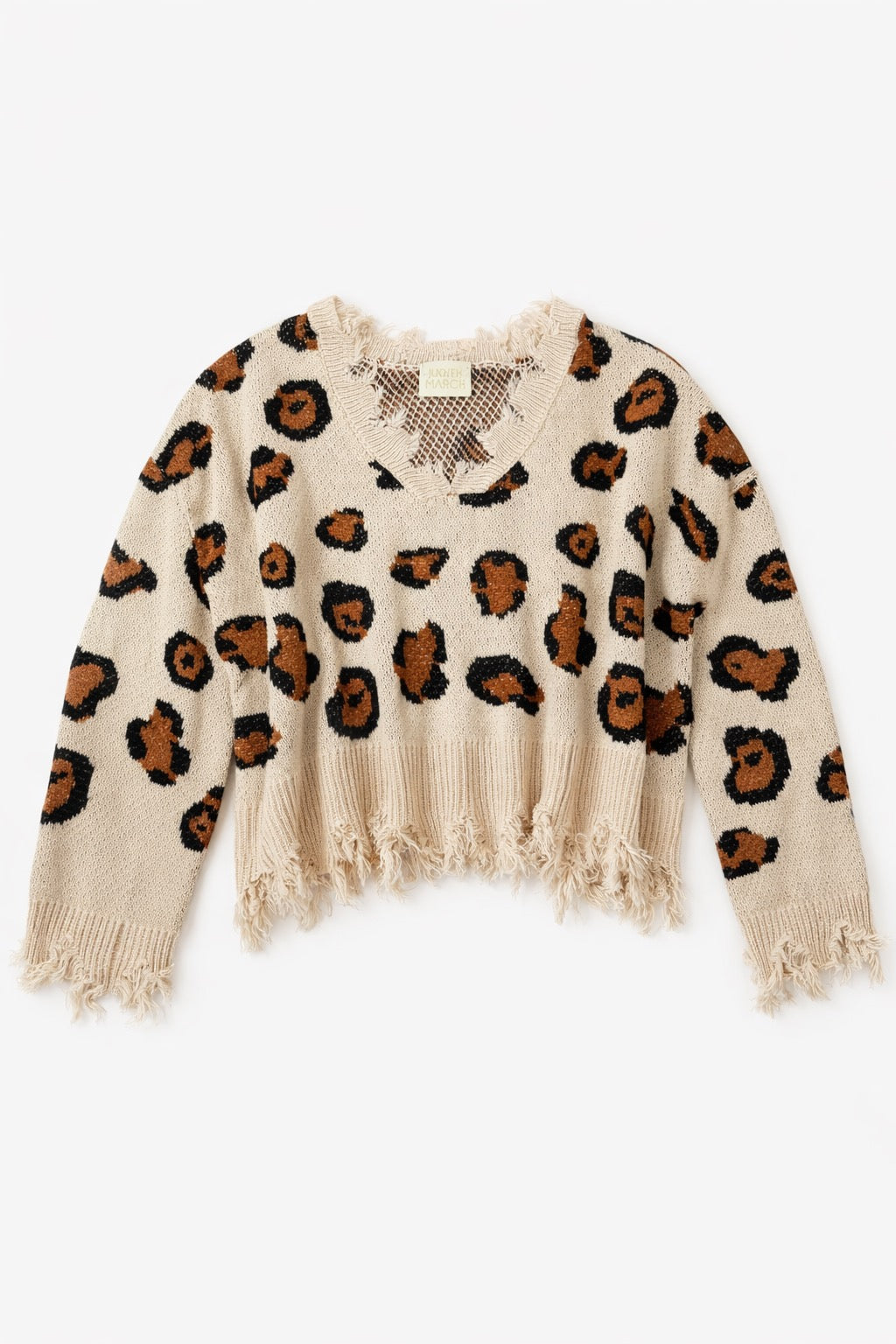 *BEIGE LEOPARD SWEATER - MULTIPLE SIZES SWEATER Judith March
