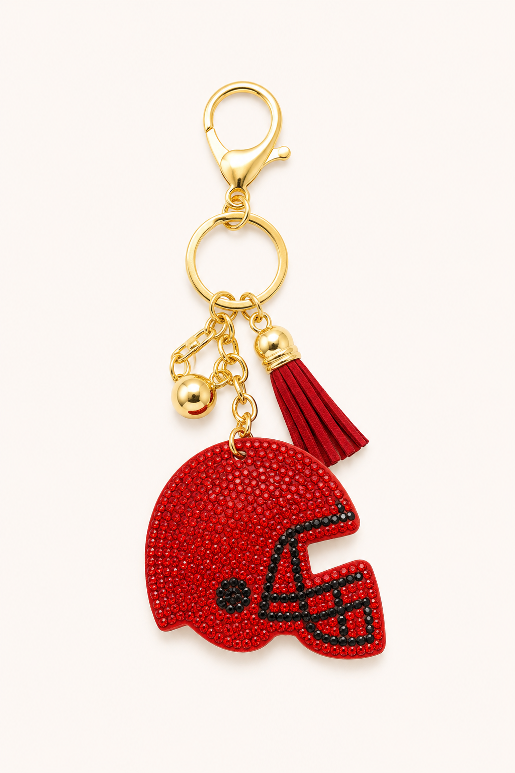 HELMET BAG CHARMS PURSE Judith March RED/BLACK
