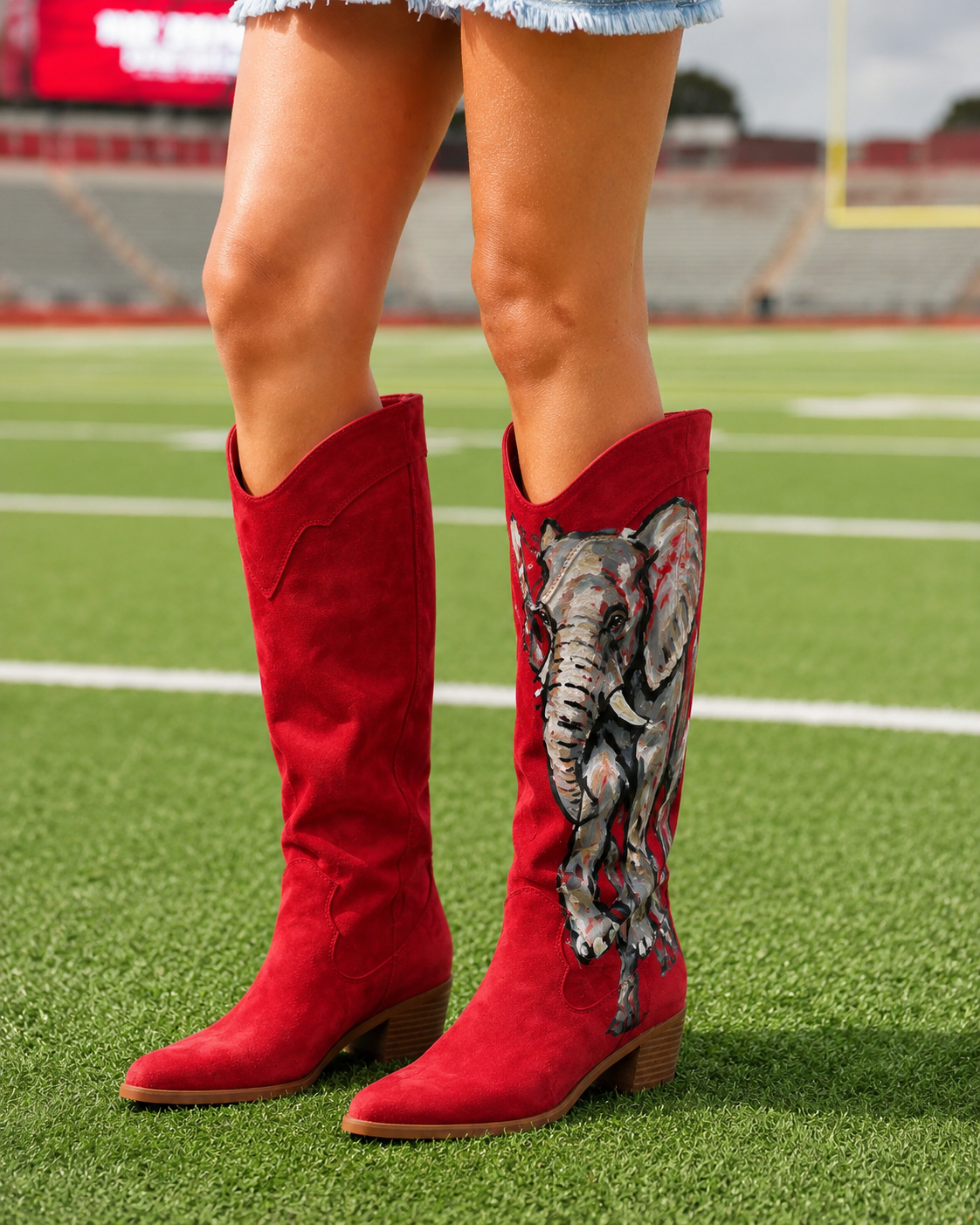 CUSTOM PAINTED BOOTS BOOTS Judith March