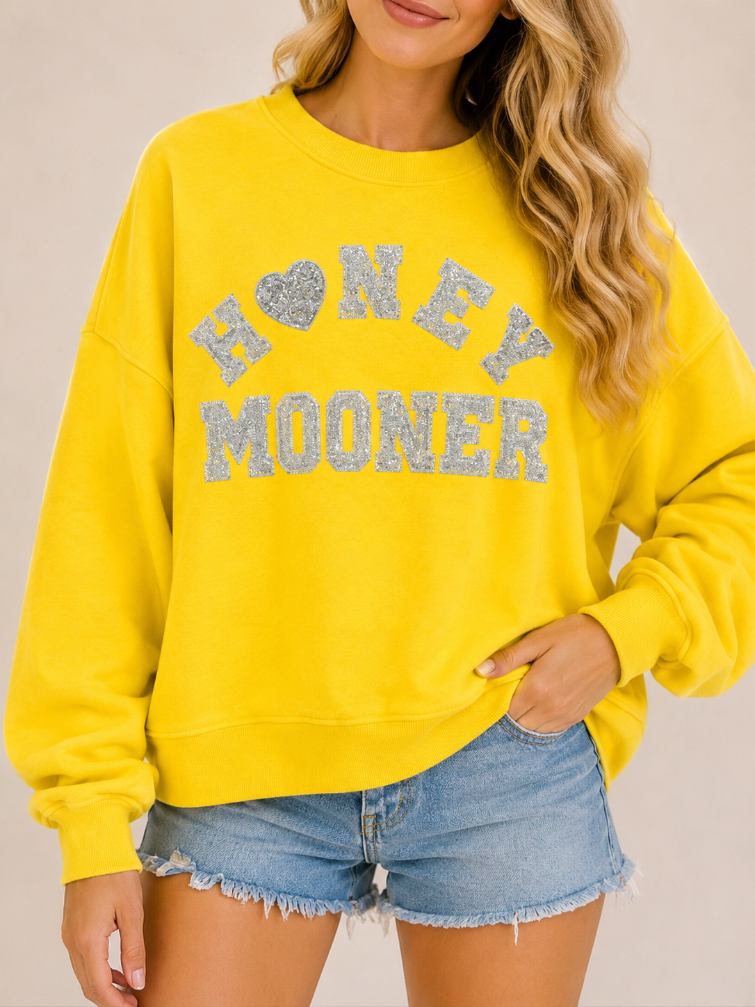 *HONEYMOONER YELLOW PULLOVER - MEDIUM PULLOVER Judith March