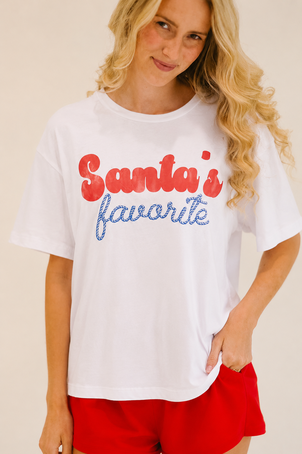 *SANTA'S FAVORITE TEE - XSMALL