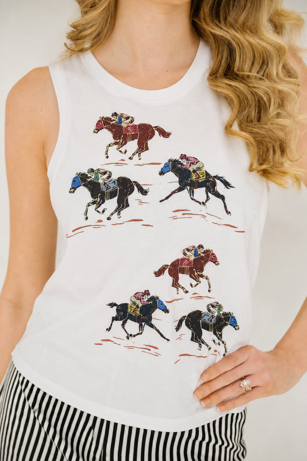 *RACE HORE TANK - MEDIUM