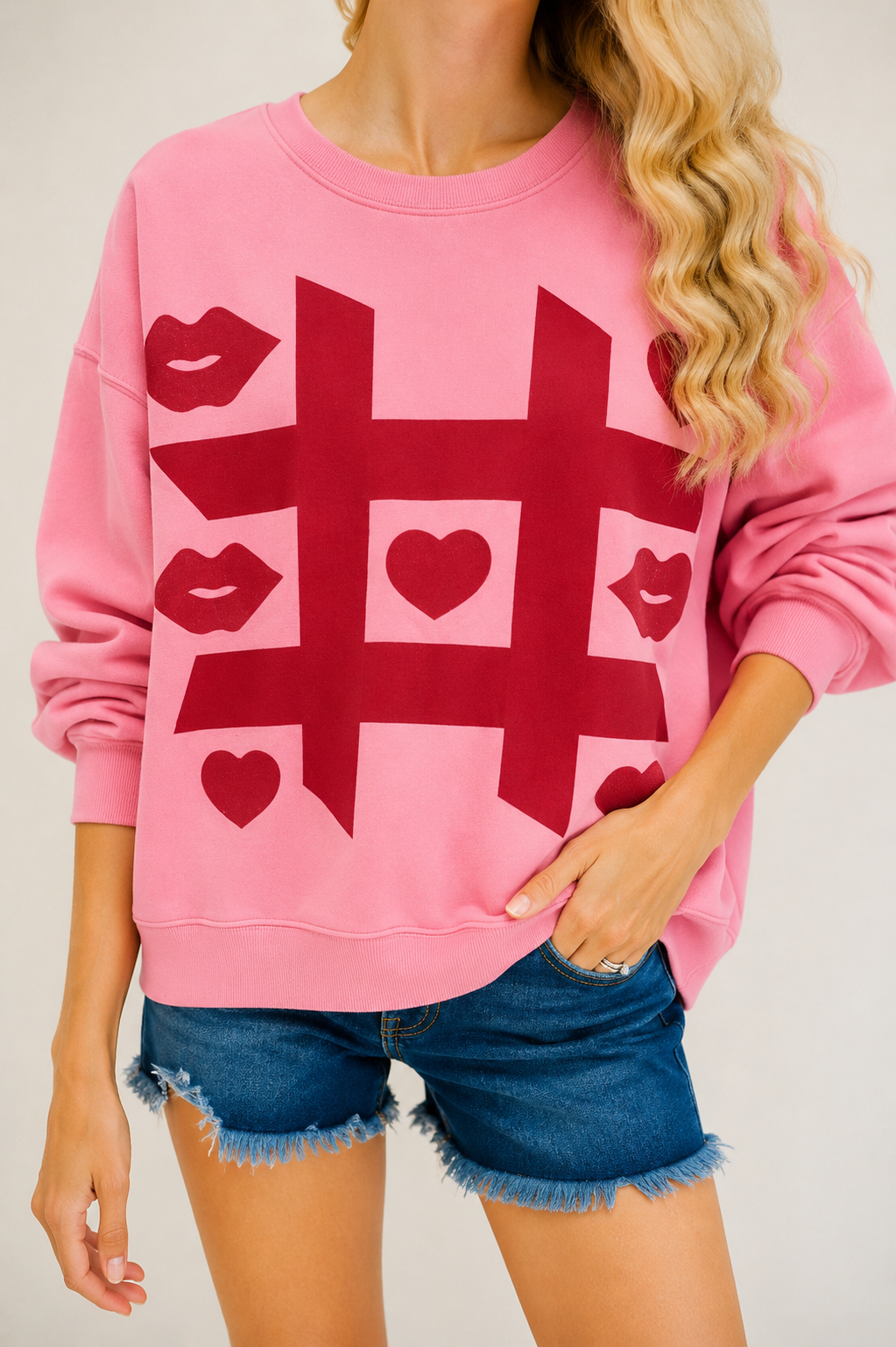 *TIC TAC TOE PULLOVER - LARGE