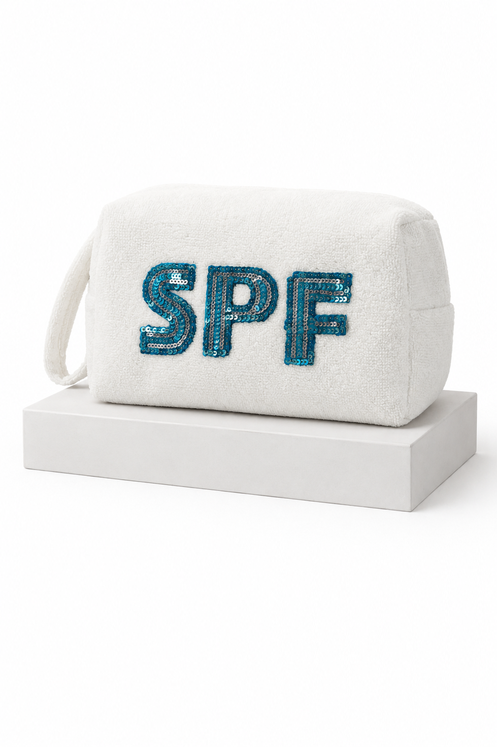 *SPF WHITE TERRY BAG BAG Judith March