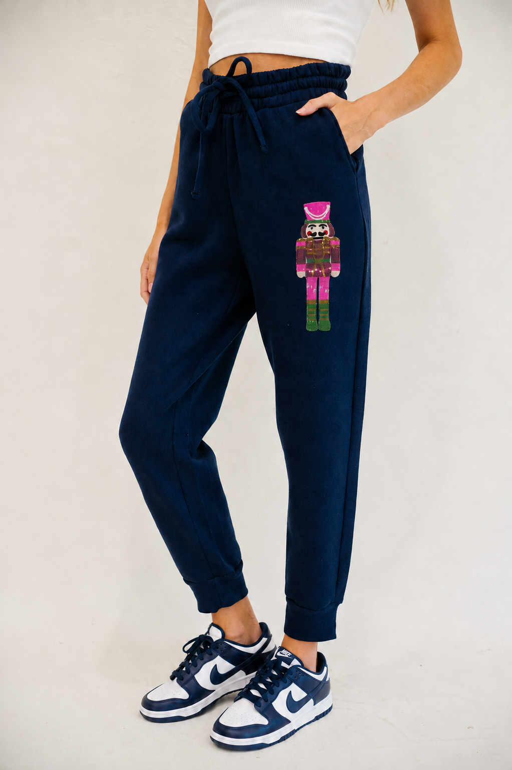 *NAVY NUTCRACKER JOGGERS - SMALL joggers Judith March