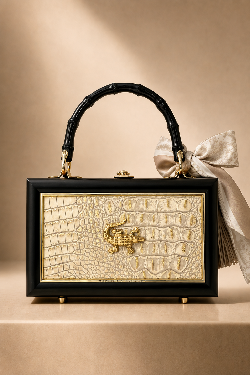 WHAT A CROC PURSE - BY DARLING AND COMPANY (PRE-ORDER) PURSE Judith March White