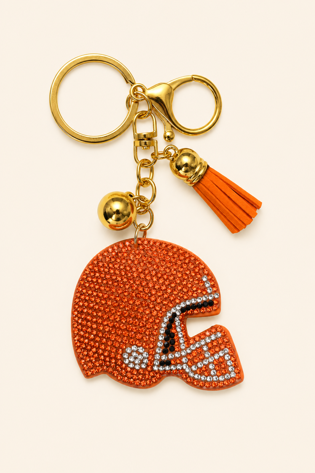 HELMET BAG CHARMS PURSE Judith March ORANGE