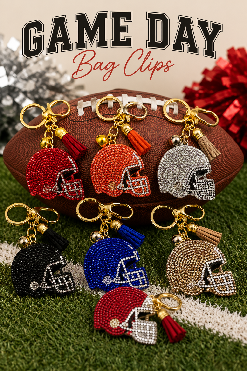 HELMET BAG CHARMS PURSE Judith March
