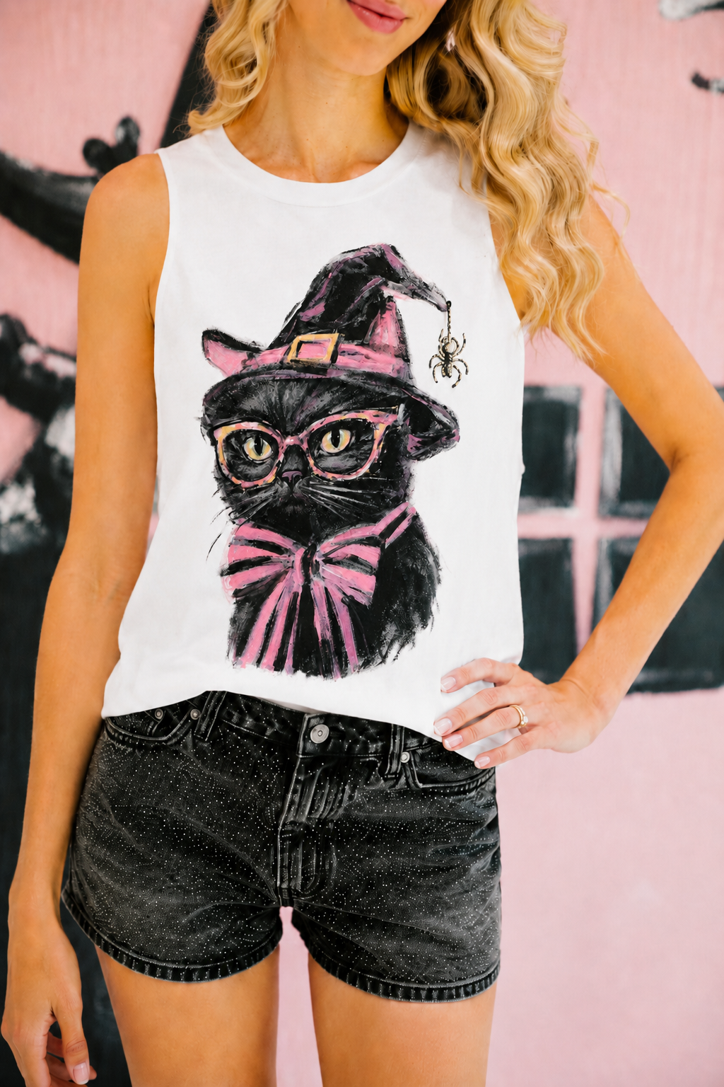 WITCH'S WHISKERS TEE/TANK PULLOVER Judith March