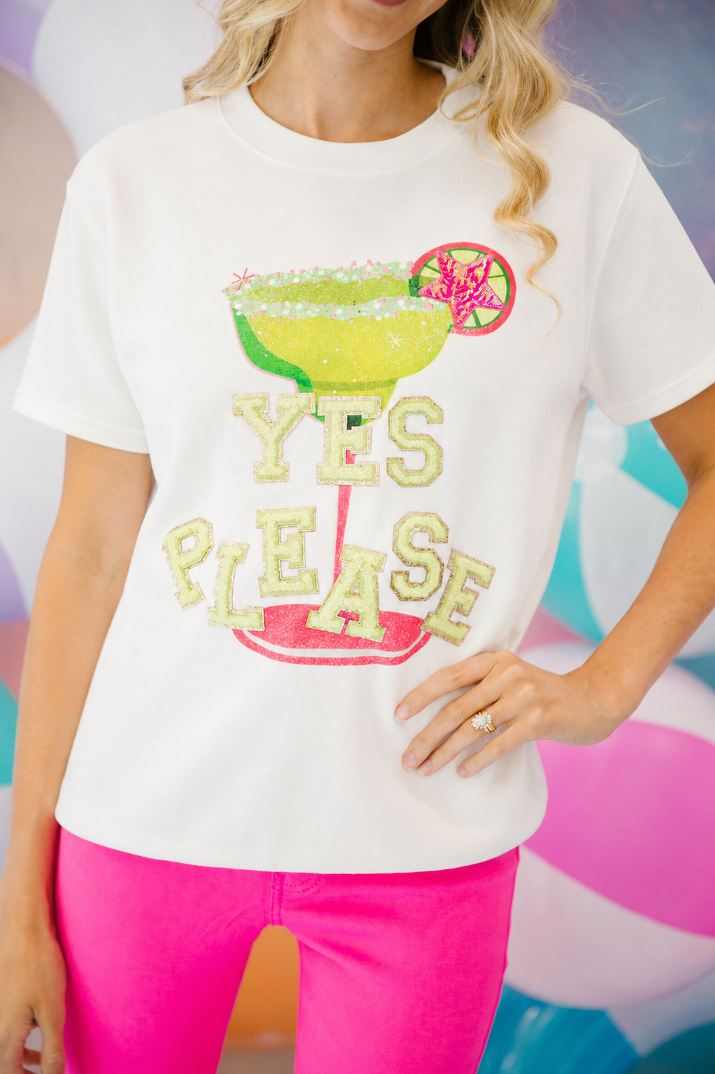MARGS? YES PLEASE PULLOVER SWEATER Judith March