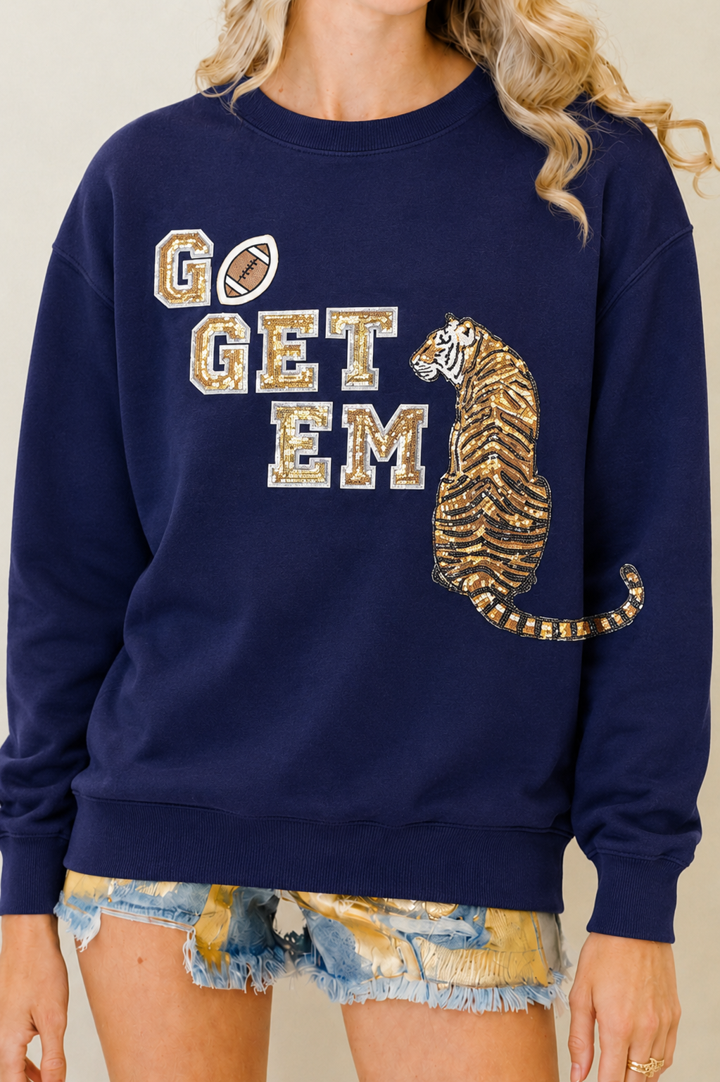 GO GET EM PULLOVERS SWEATER Judith March