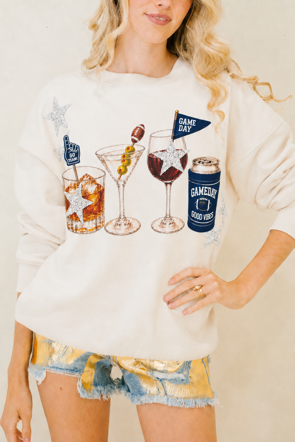 COCKTAILS & KICKOFF PULLOVERS