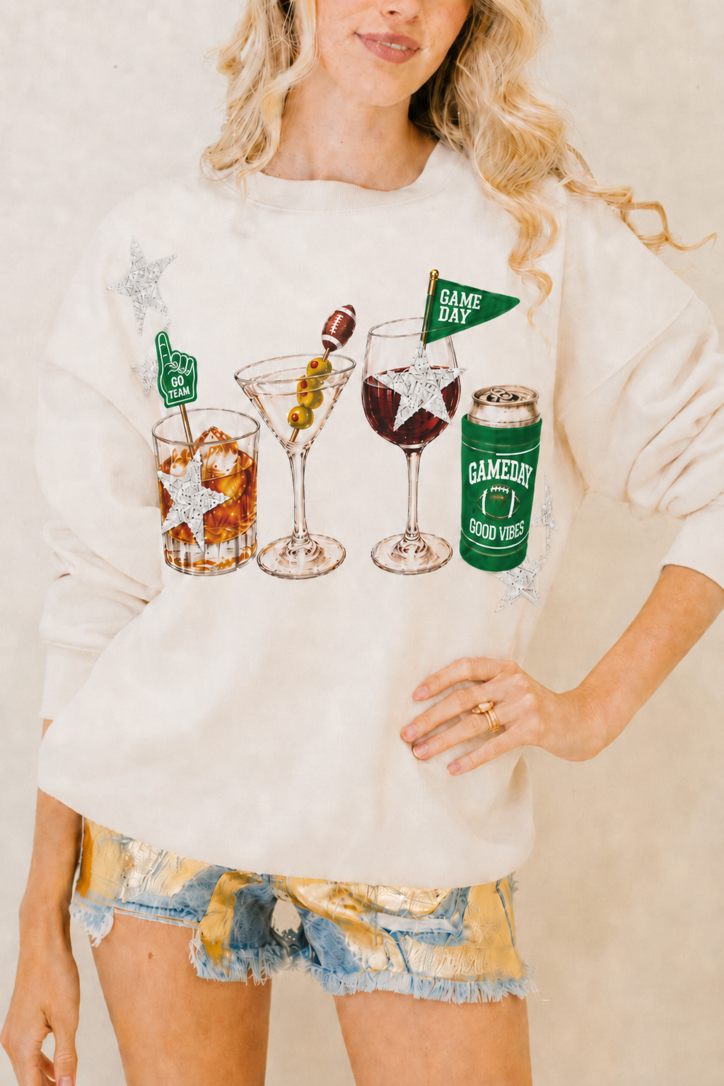 COCKTAILS & KICKOFF PULLOVERS SWEATER Judith March