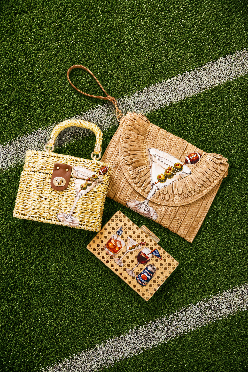 COCKTAILS & KICKOFFS CLUTCH