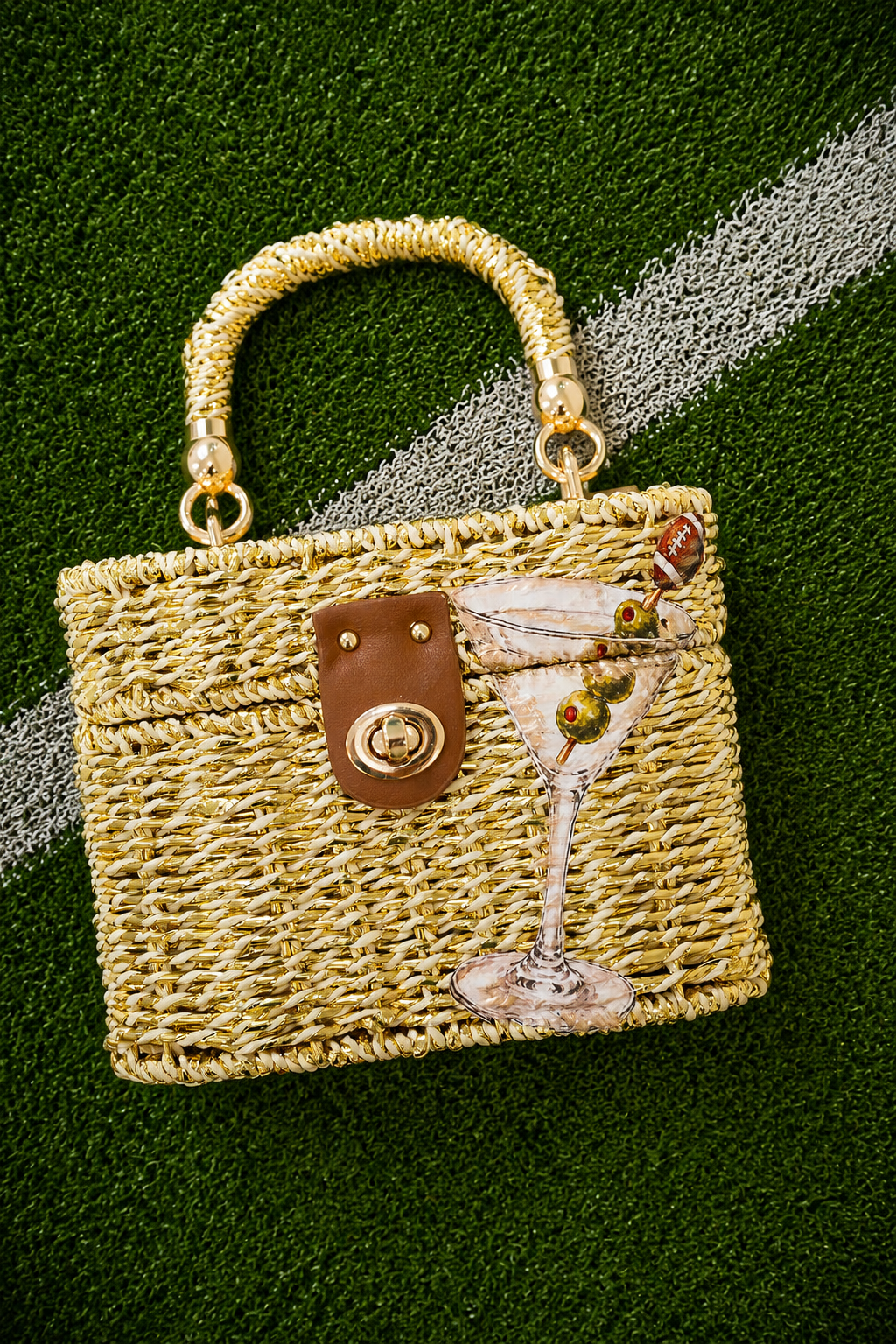 SPORTY MARTINI WOVEN PURSE