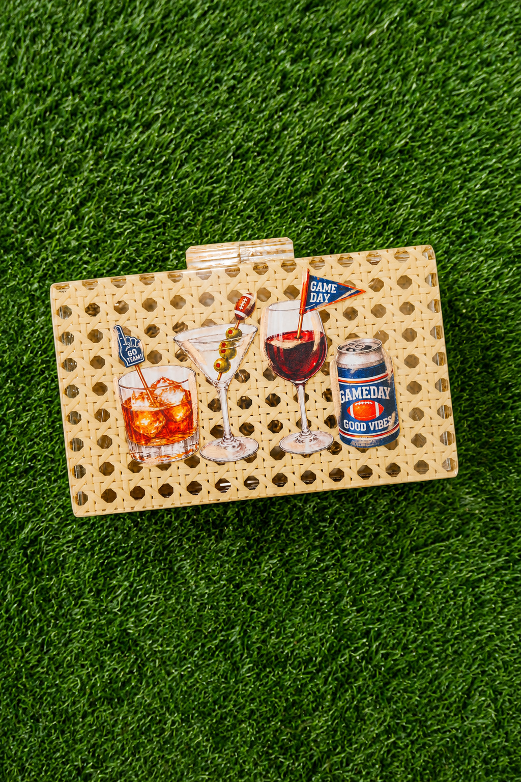 COCKTAILS & KICKOFFS CLUTCH