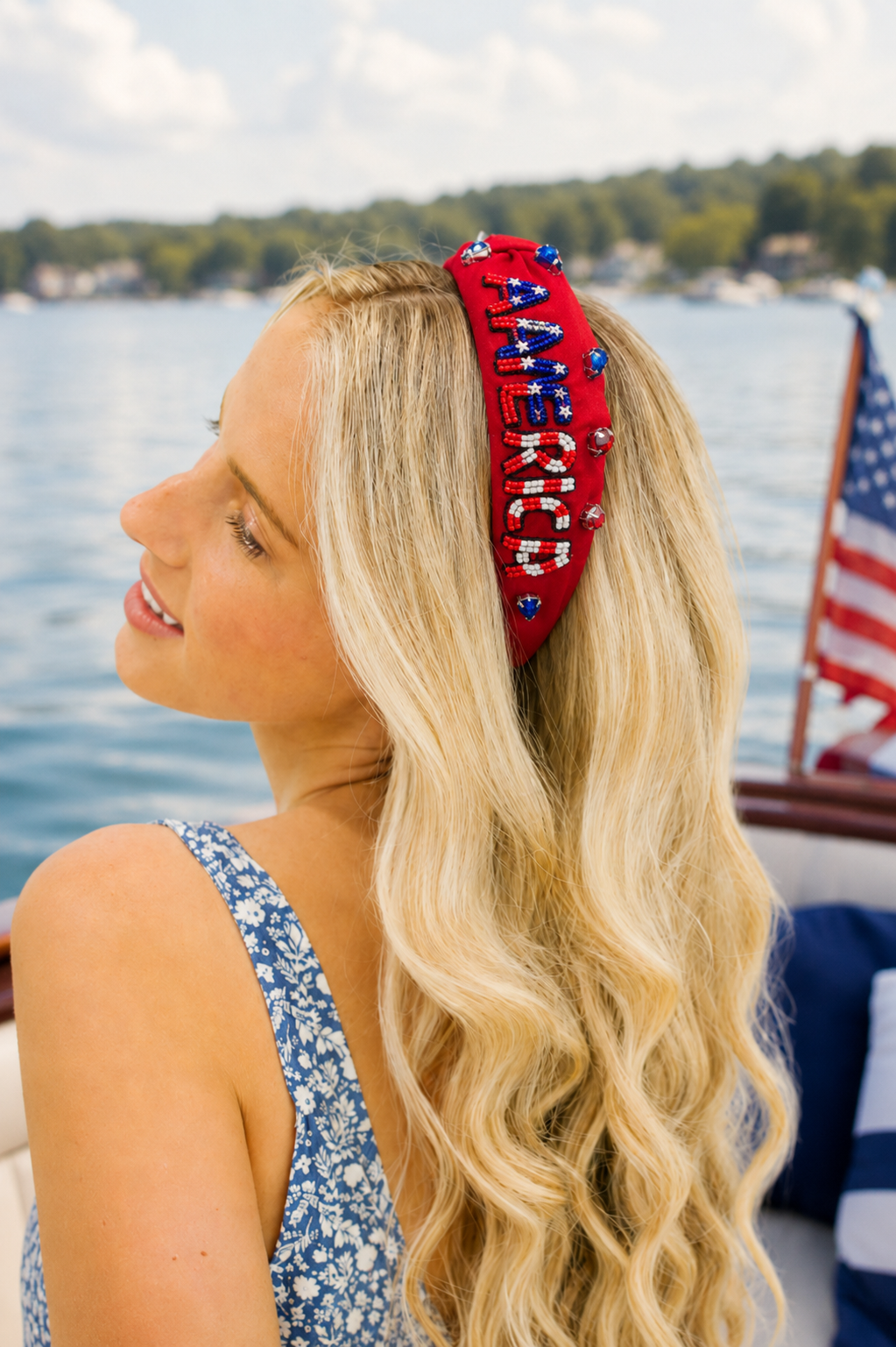 AMERICA RED HEADBAND