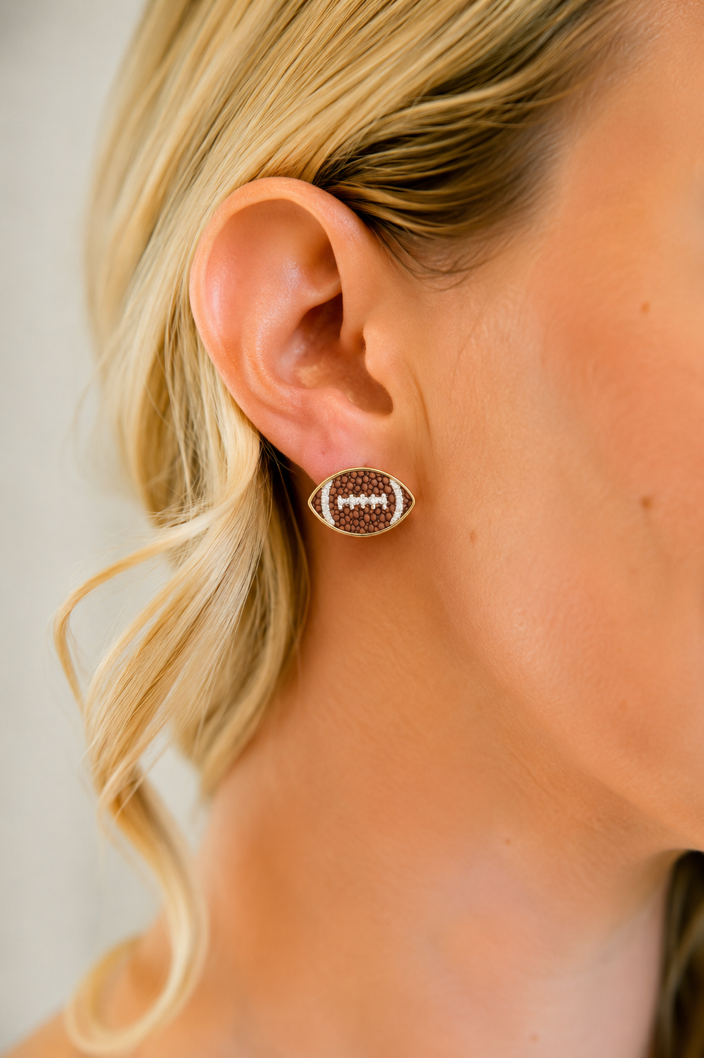FOOTBALL FEVER EARRINGS