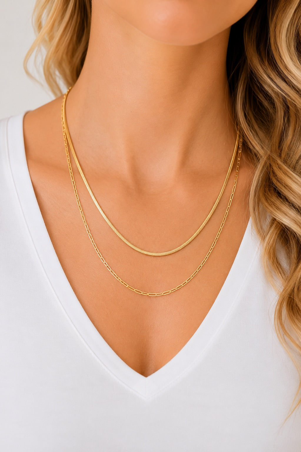 CHAIN LAYER DAINTY NECKLACE