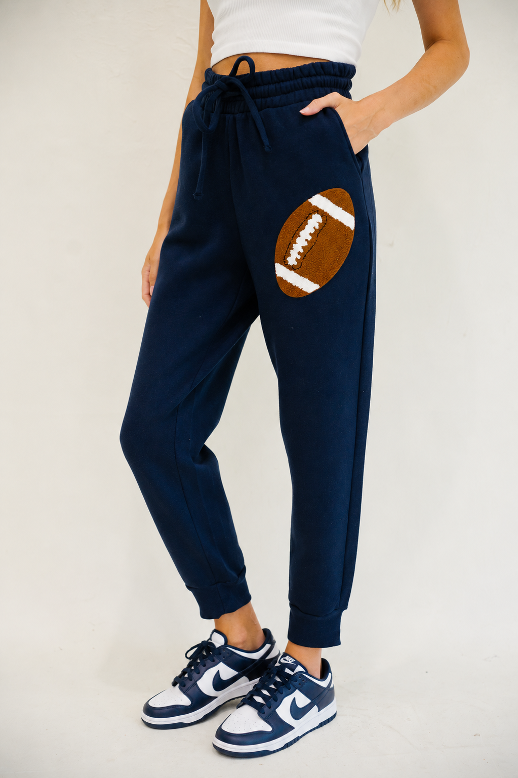 **FOOTBALL NAVY JOGGERS joggers Judith March