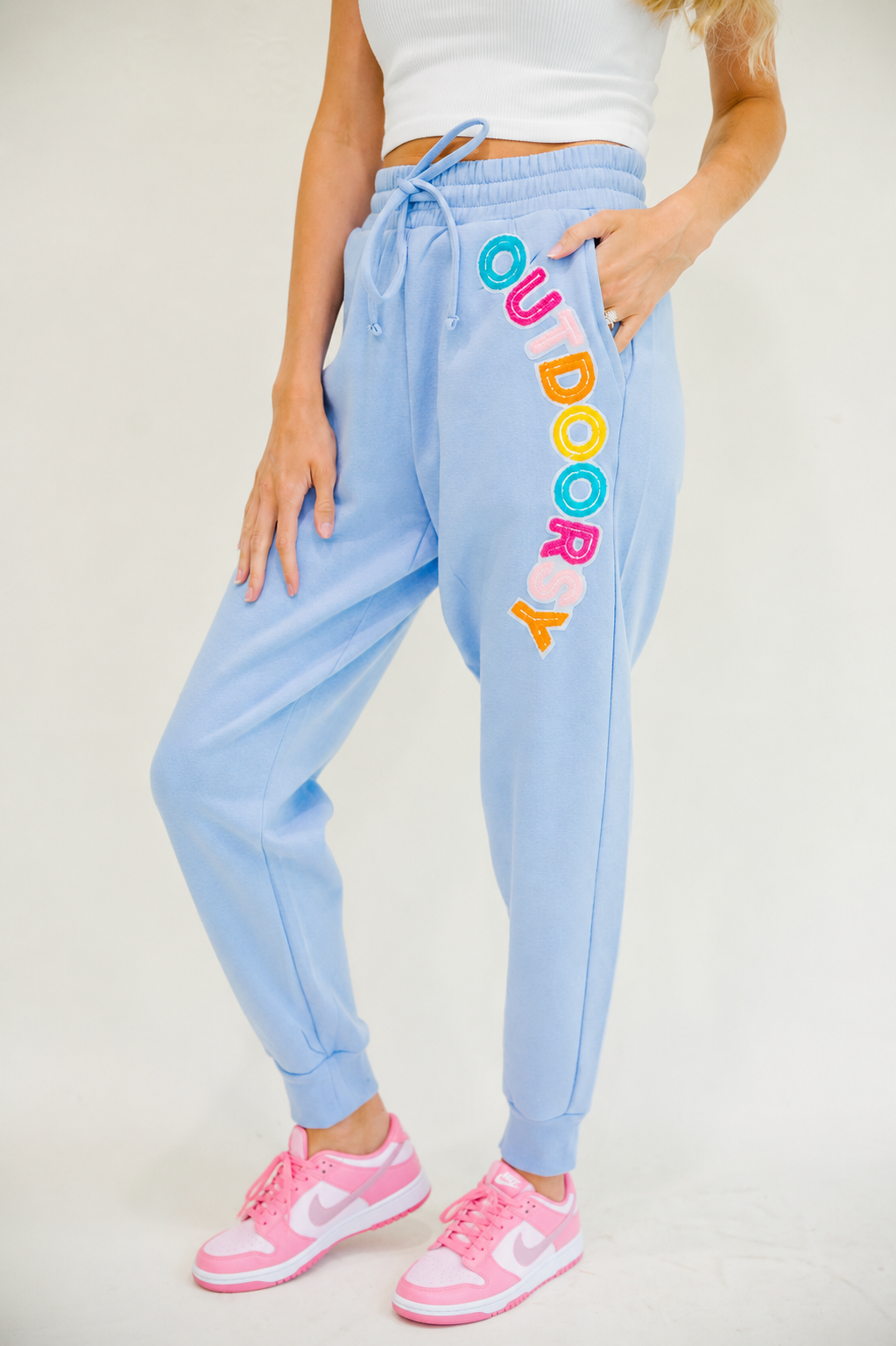 **OUTDOORSY LIGHT BLUE JOGGERS joggers Judith March