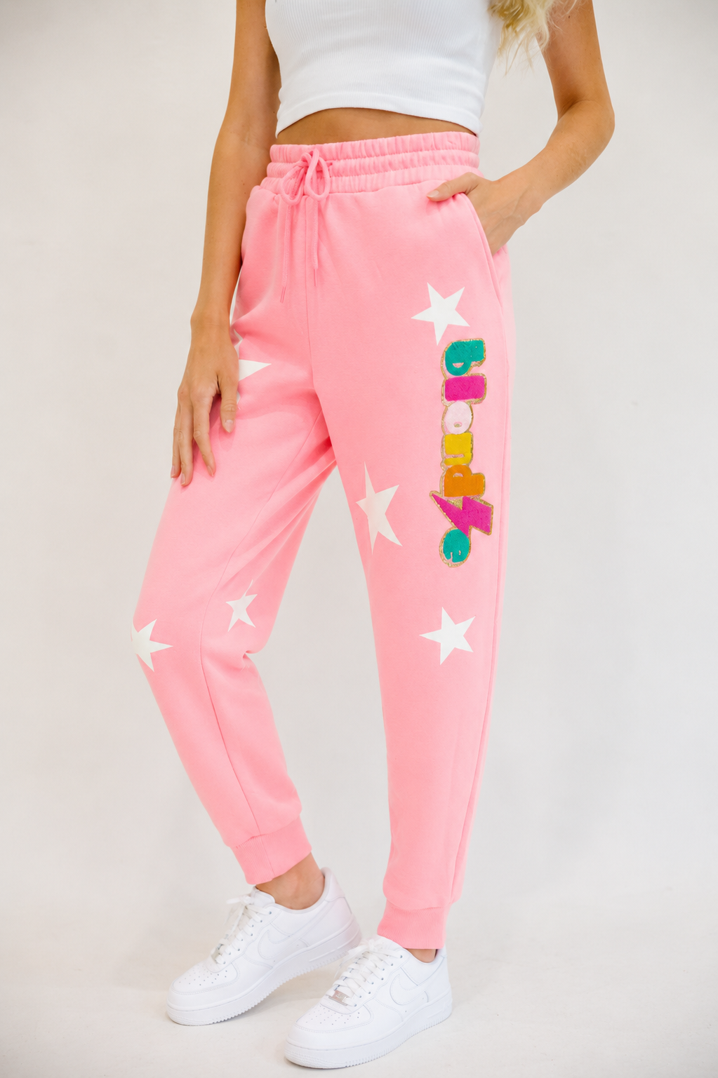 **BLONDIE PINK STAR JOGGERS joggers Judith March
