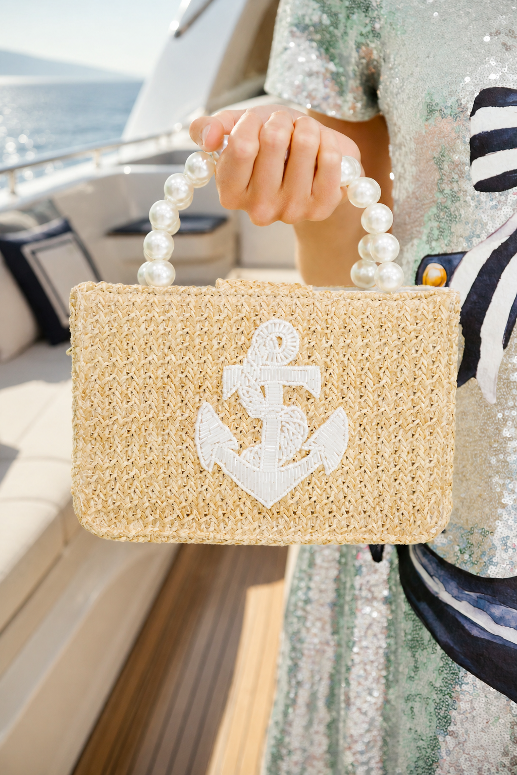 SAILOR'S PEARL PURSE PURSE Judith March