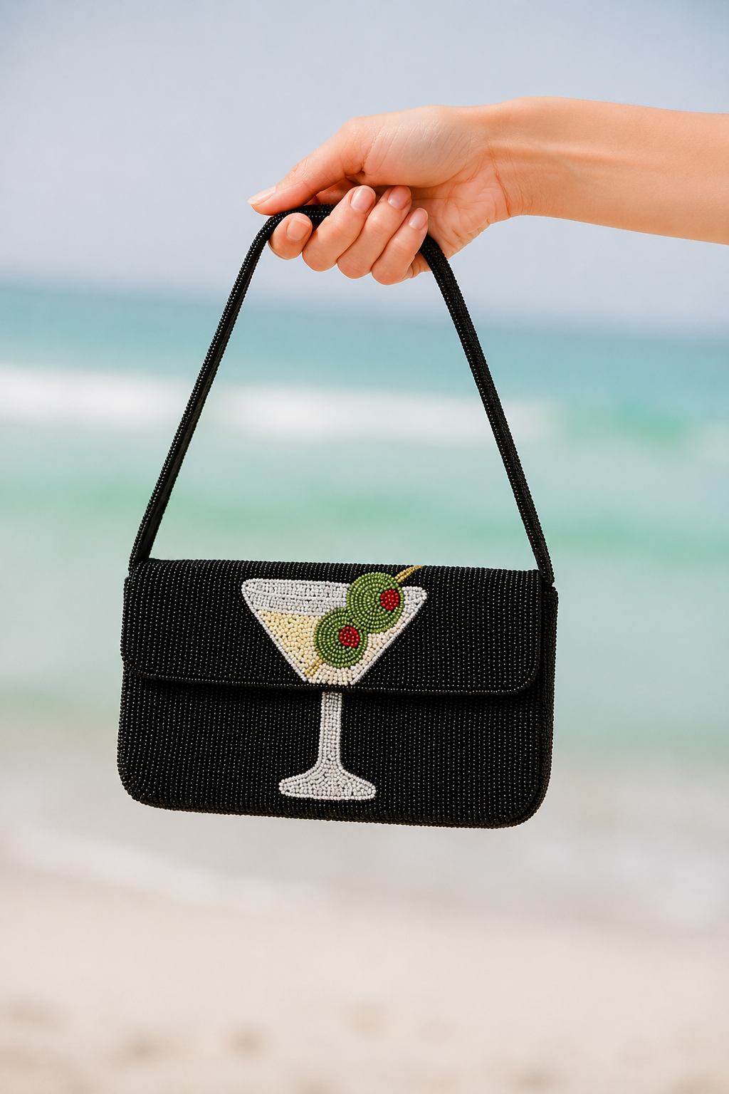 MARTINI NIGHTS BEADED PURSE PURSE Judith March