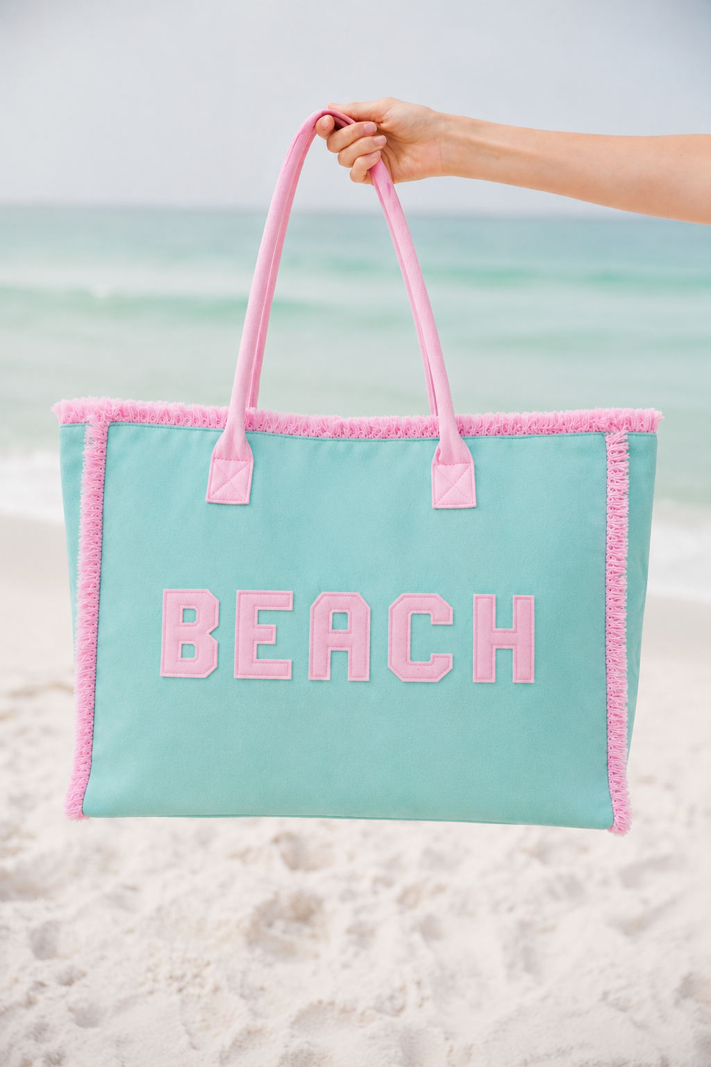 BEACH BLUE TOTE BAG TOTE BAG Judith March