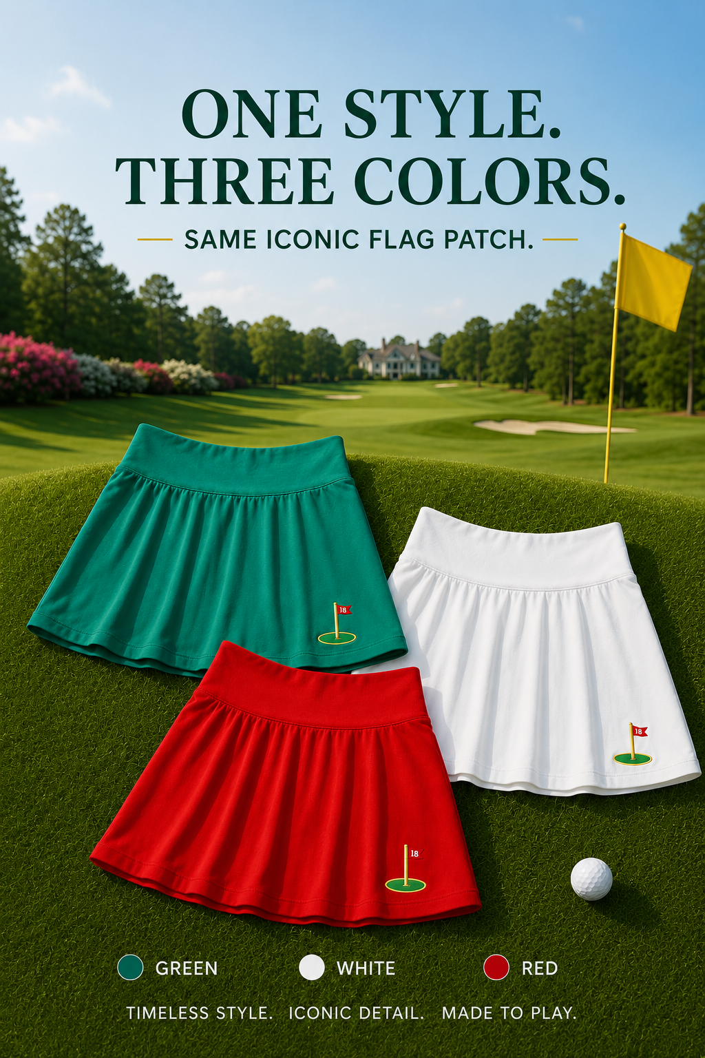 18TH HOLE TENNIS SKIRTS SKIRT Judith March