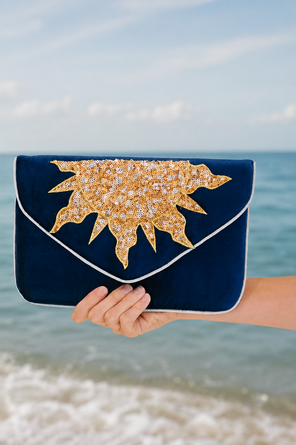 GOLDEN HOUR CLUTCH PURSE Judith March