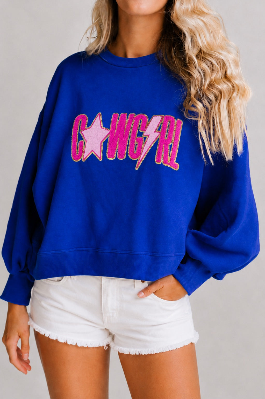 **COWGIRL ROYAL PULLOVER - L/XL PULLOVER Judith March