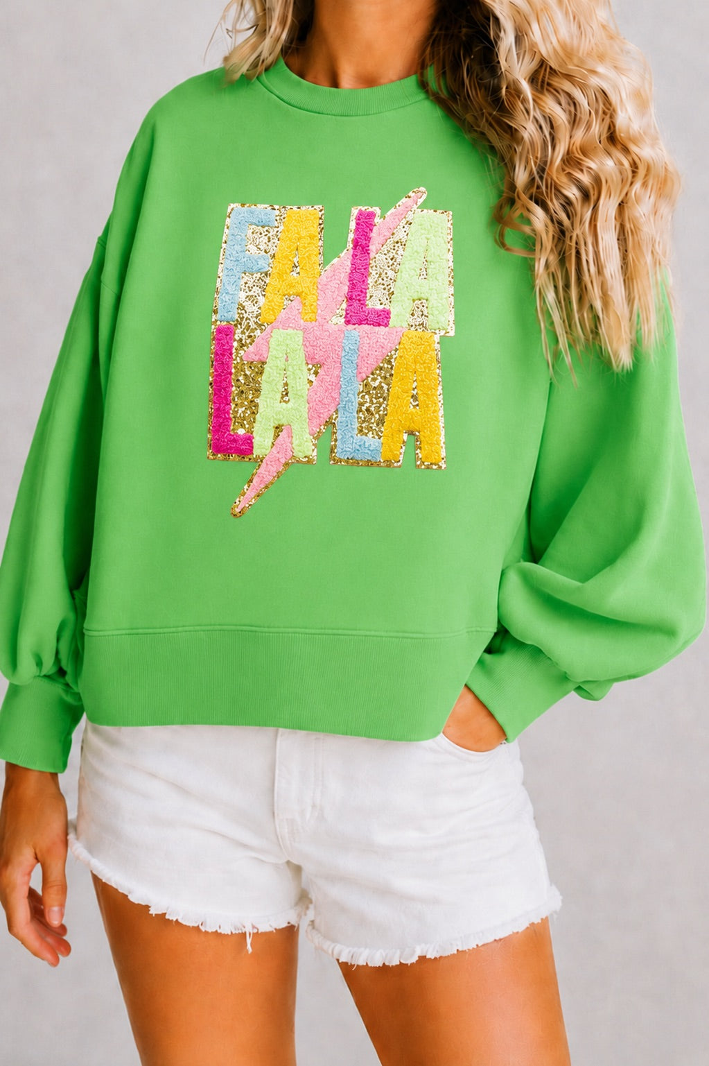 **FALALALA GREEN PULLOVER PULLOVER Judith March