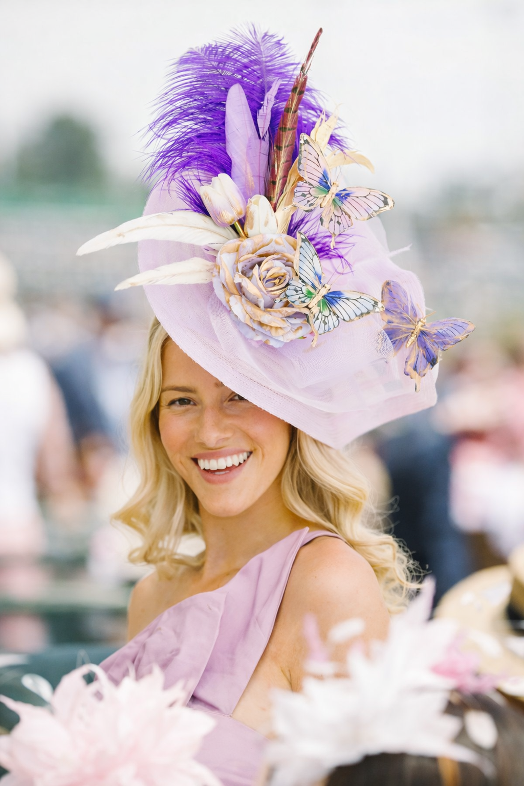 BUTTERFLY GARDEN FASCINATOR FASCINATOR Judith March