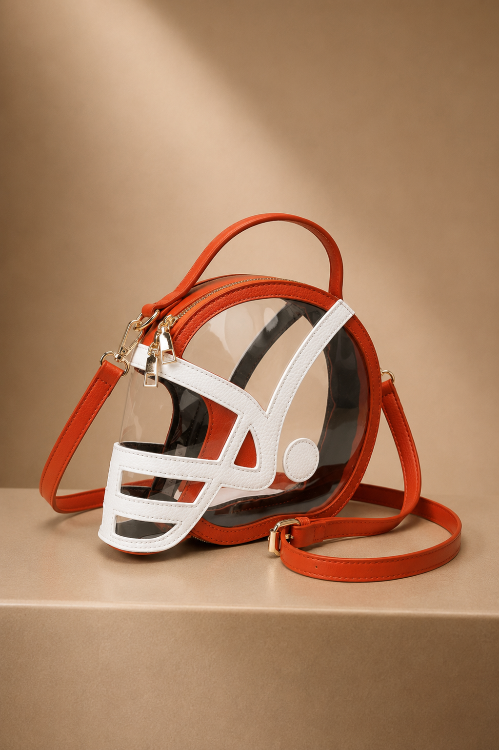HELMET HANDLE CLEAR BAG NAVY/WHITE