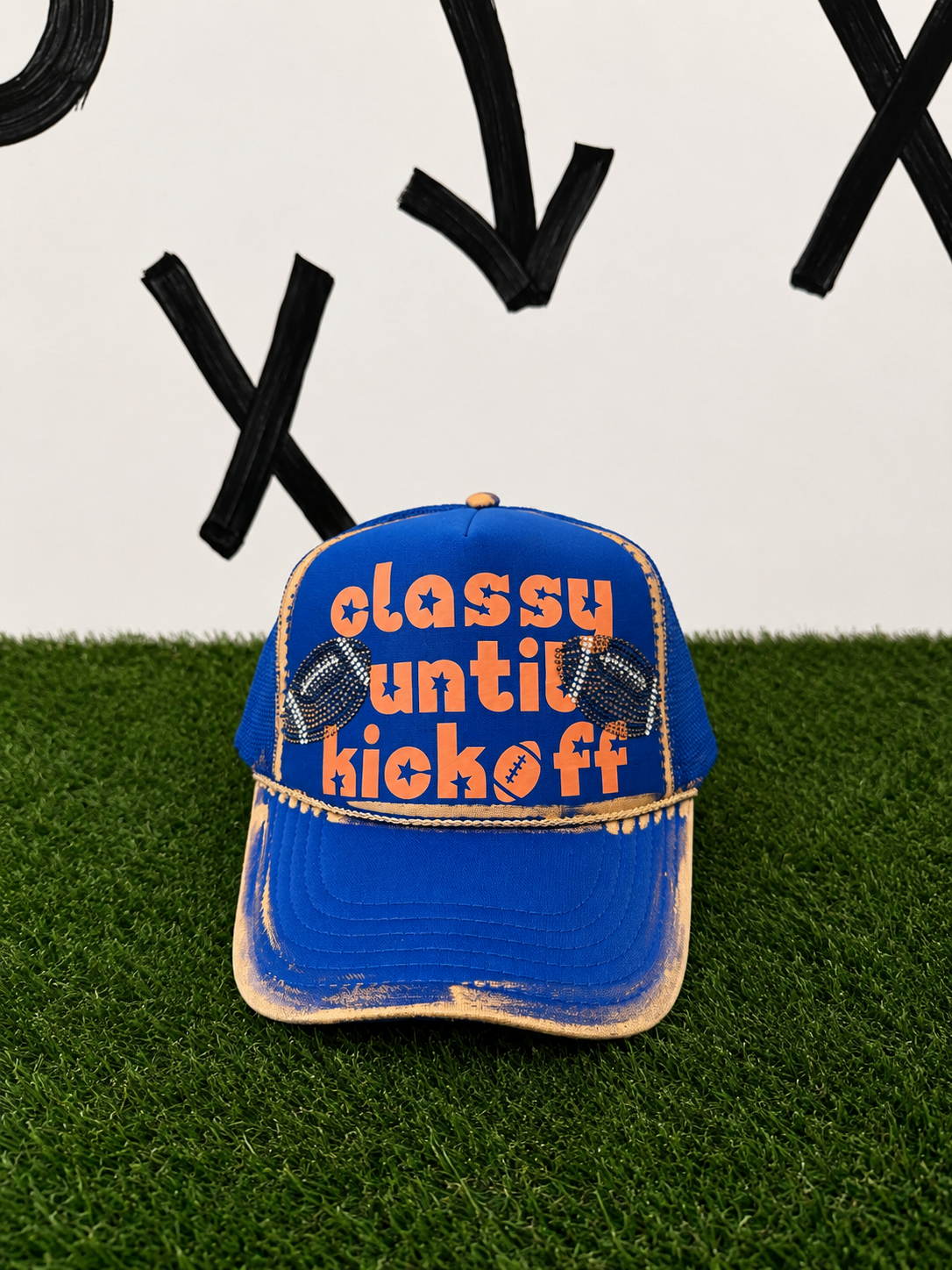 CLASSY UNTIL KICKOFF TRUCKER HATS