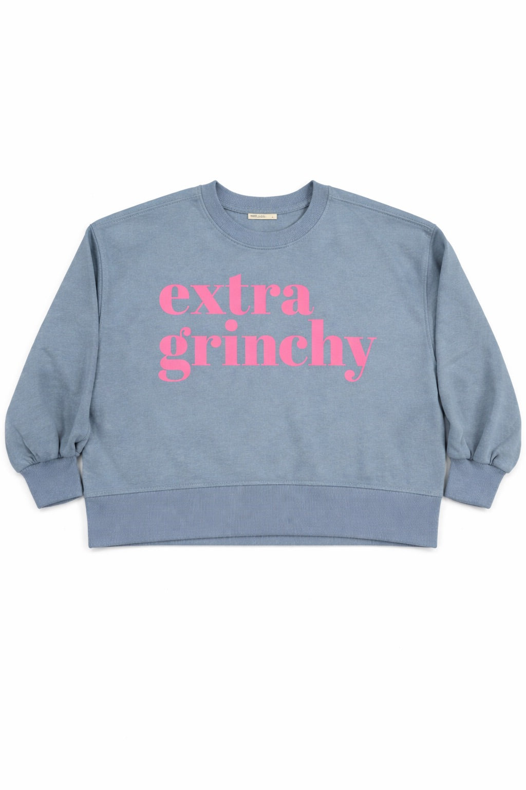 *EXTRA GRINCHY ASH BLUE PULLOVER - L/XL PULLOVER Judith March