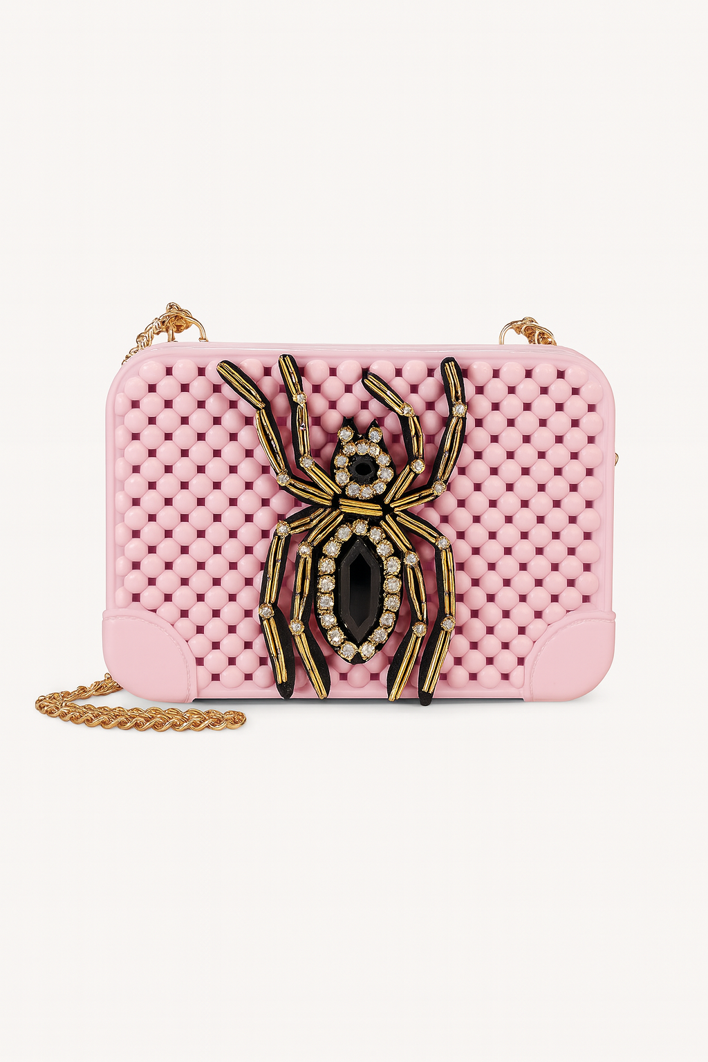 THE CRAWLER PINK BAG NECKLACE Judith March