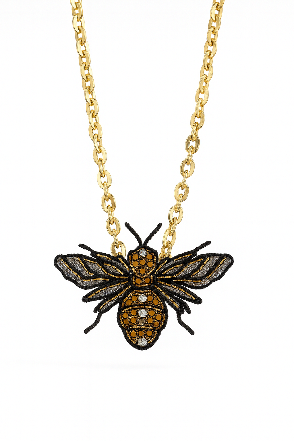 GOLDEN STING NECKLACE NECKLACE Judith March