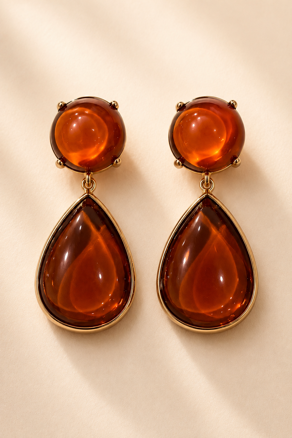 GOLDEN GEM STATEMENT EARRINGS