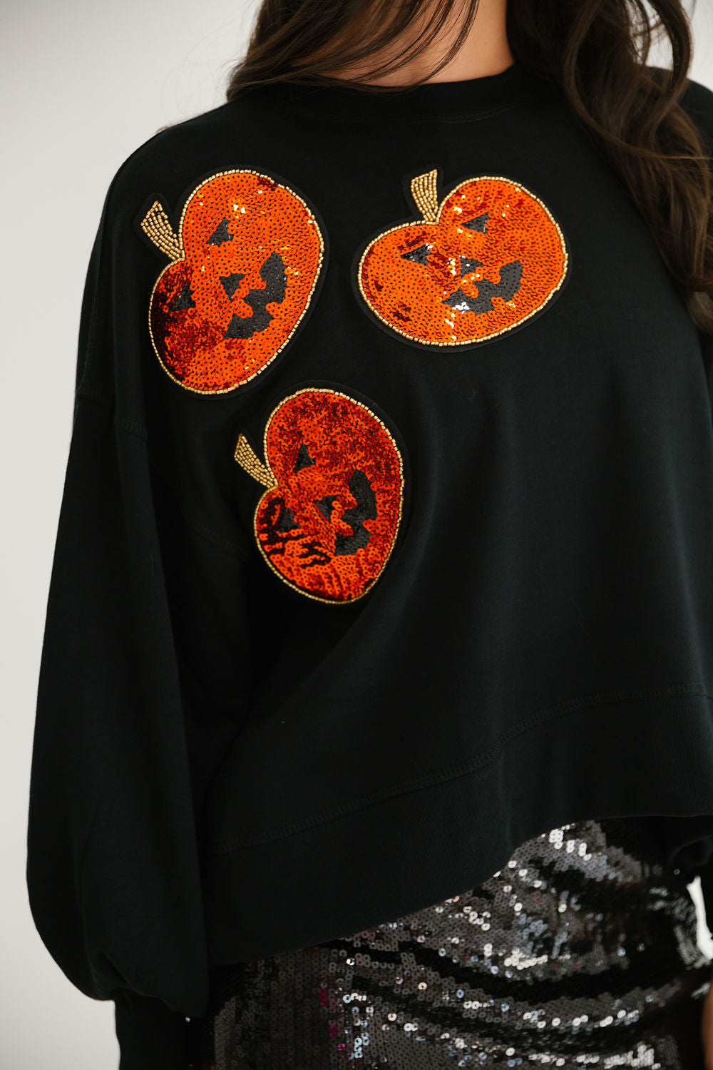 PUMPKIN PATCHES BLACK PULLOVER PULLOVER Judith March
