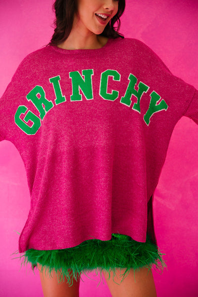GRINCHY PINK SWEATER Judith March