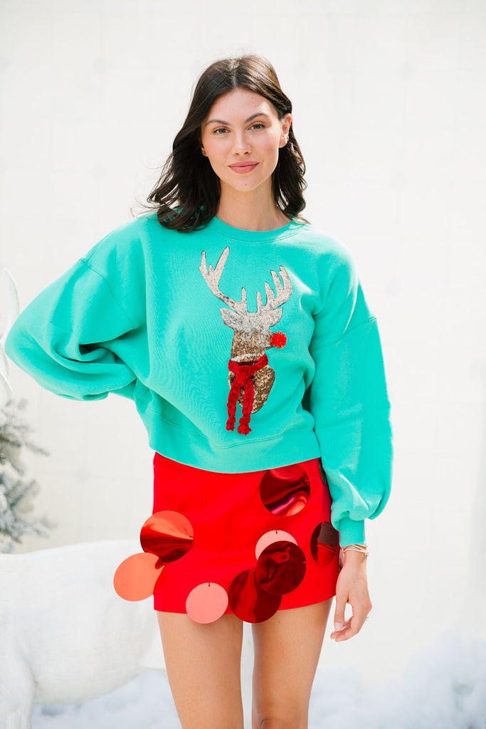 RUDOLPH MINT PULLOVER