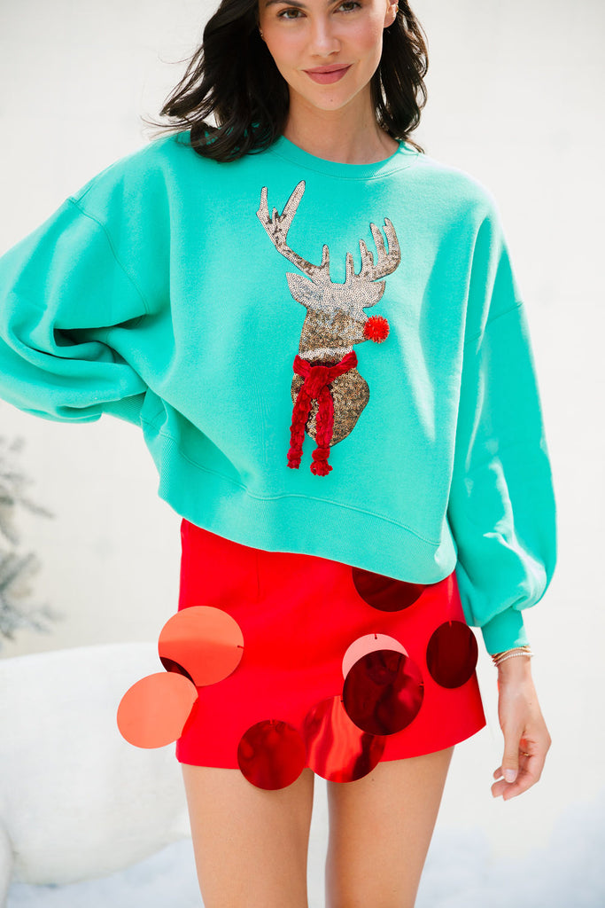 RUDOLPH MINT PULLOVER