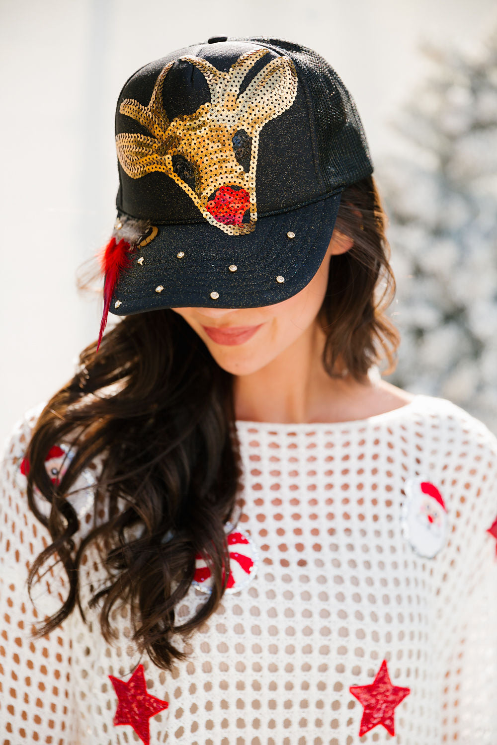 RUDOLPH BLACK TRUCKER HAT HAT Judith March